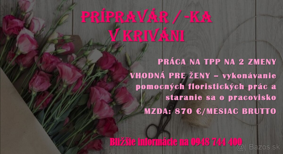 Prípravárka v Kriváni