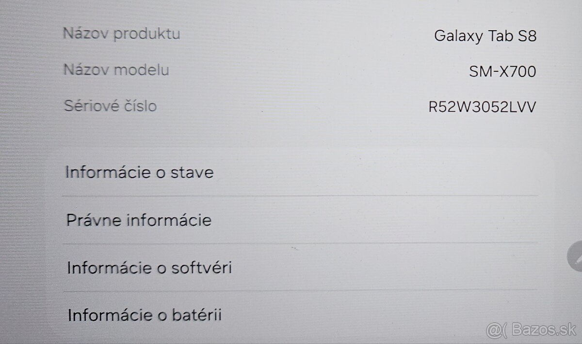 Samsung galaxy tab s8 wifi