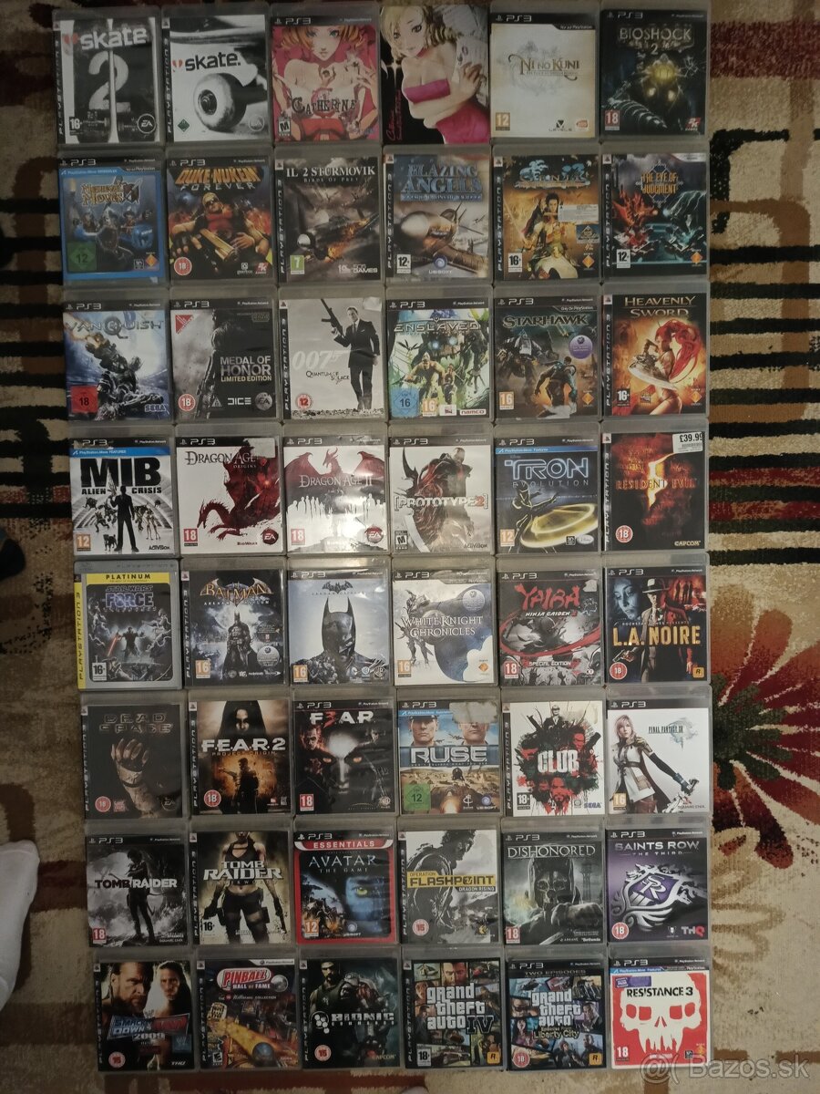 Predám týchto 140 hier hry na PS3 PlayStation 3