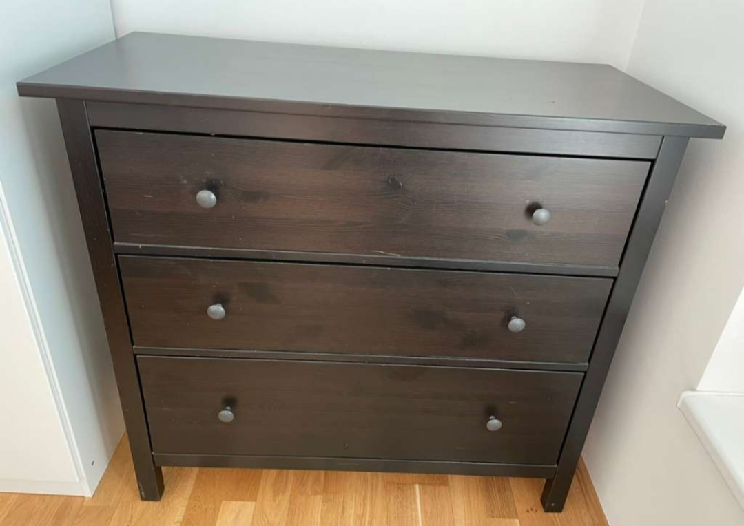 IKEA Hemnes komodu 3 zasuvkova