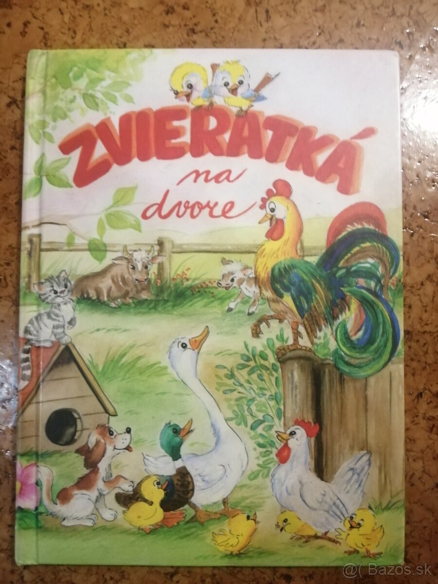 Detská knižka - Zvieratká na dvore