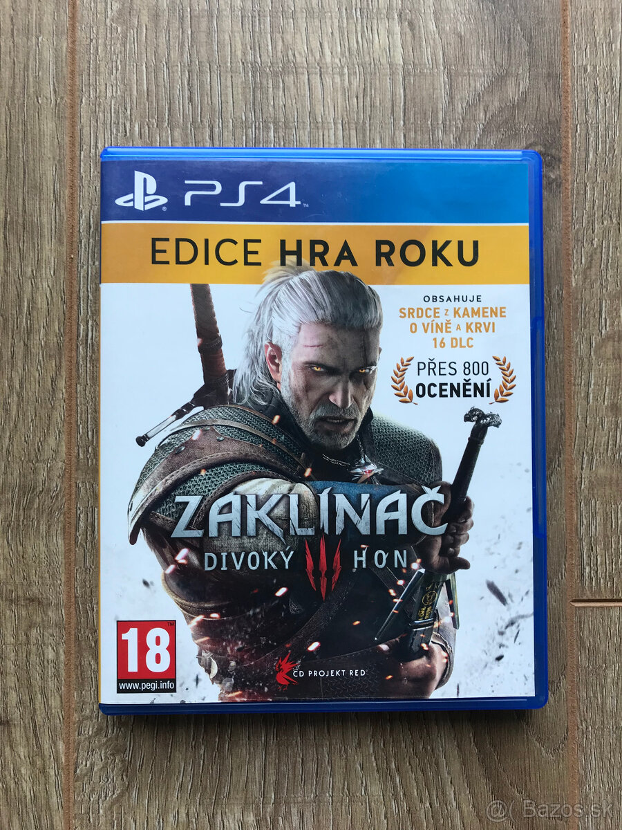 Zaklínač 3 Divoký hon Edícia hra roku na Playstation 4