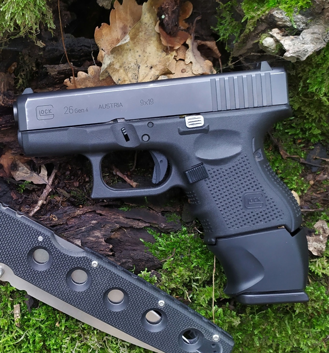 Glock 26 - návlek na 17 ranovy zásobník