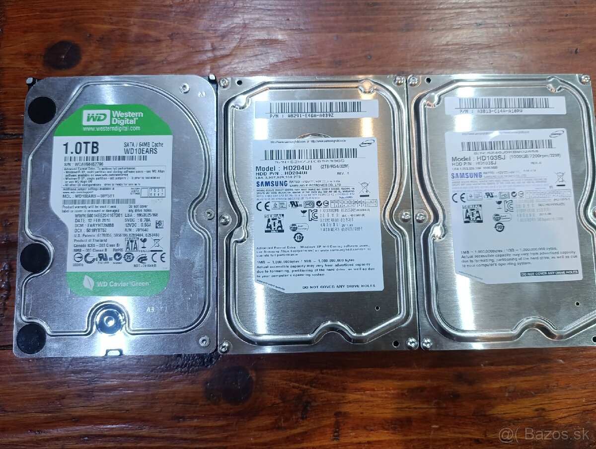 Predám funkčné HDD