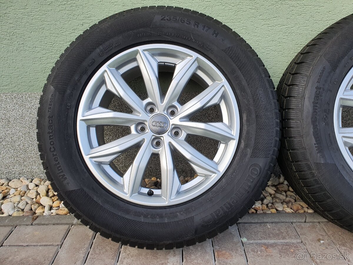 5x112 r17 kolesa disky audi Q5 235 65 17 zimné pneu alu