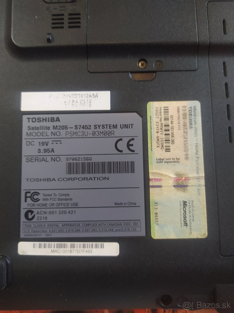 Notebook Toshiba