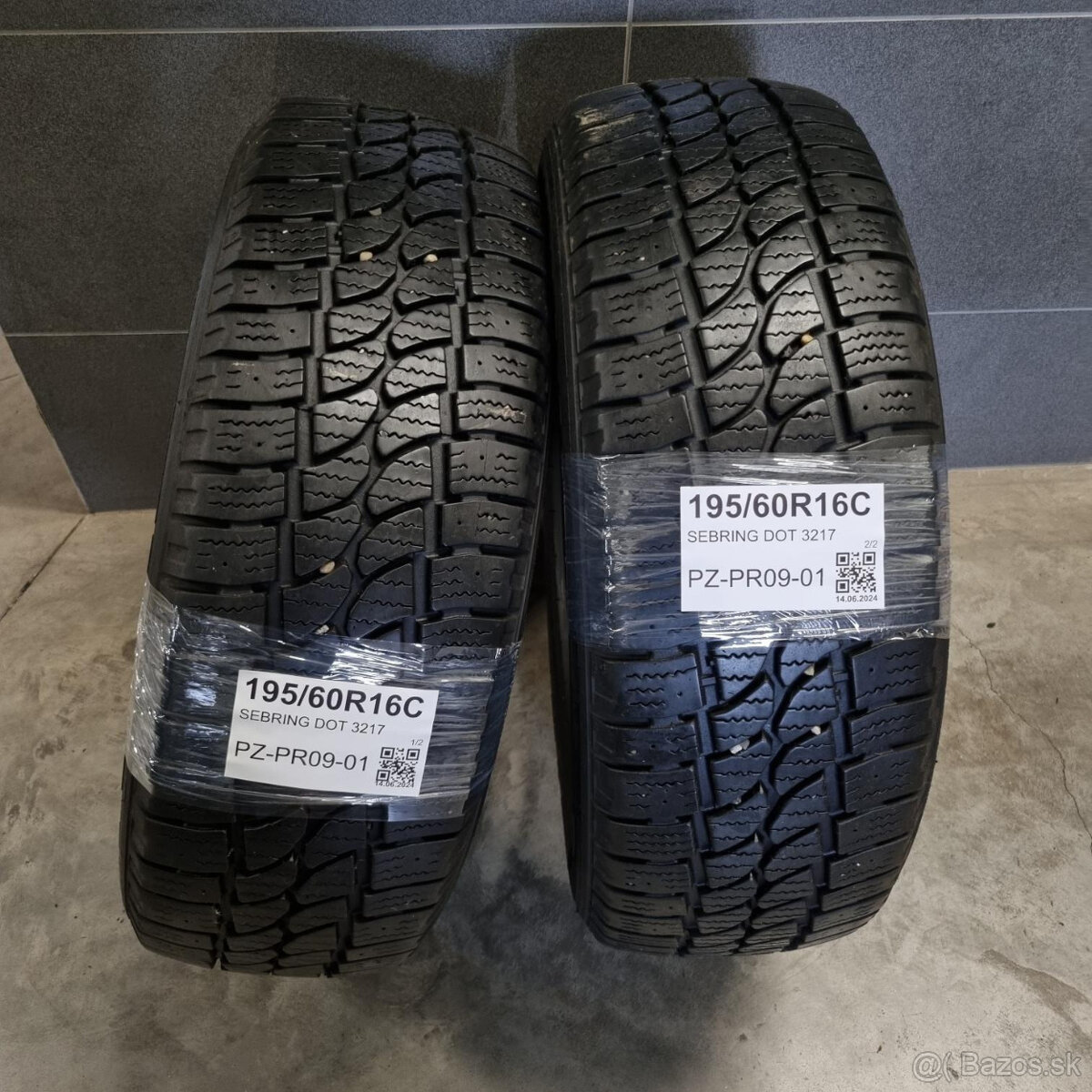 Zimné dodávkové pneu 195/60 R16C SEBRING DOT3217