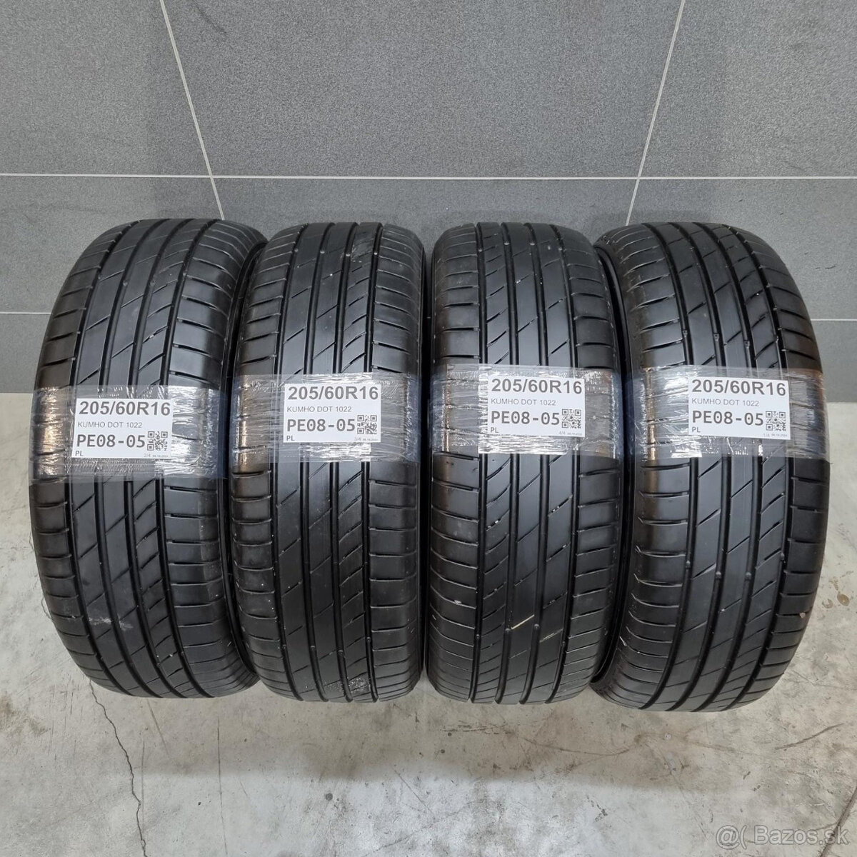 Letné pneumatiky 205/60 R16 KUMHO DOT1022