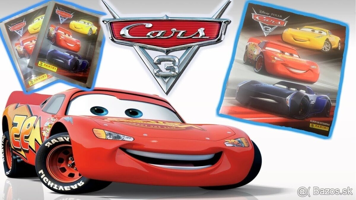 Nálepky Panini Cars 3 - Autá 3