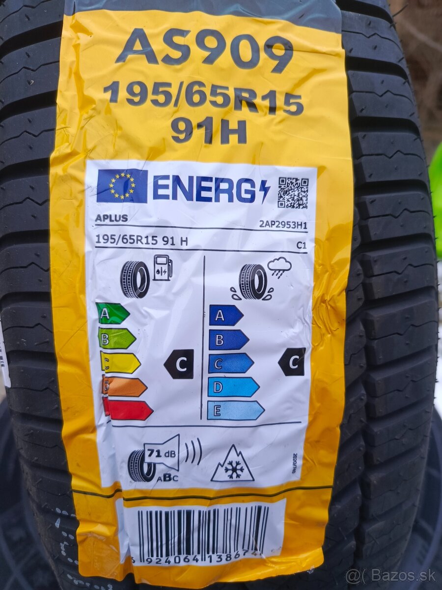 Zimné pneumatiky 195/65 R15 nové