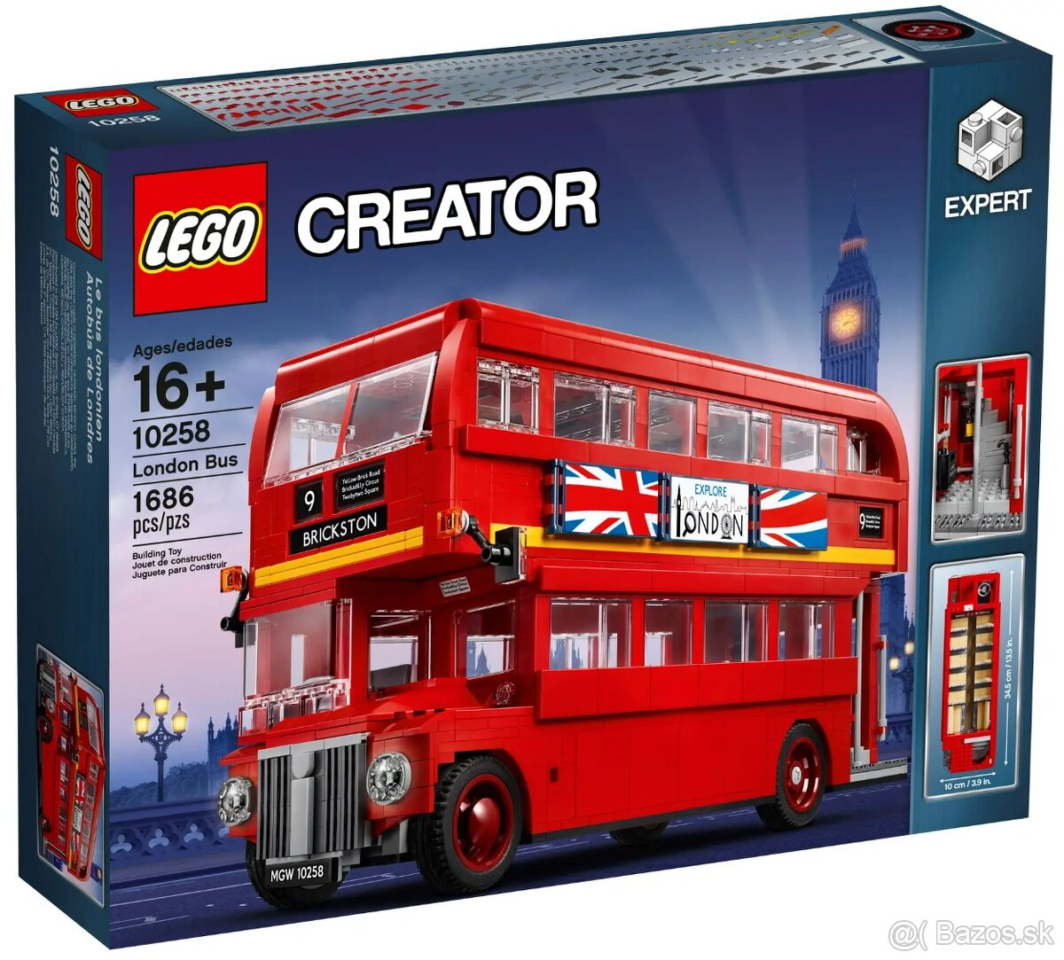 Creator Expert LEGO 10258 Londýnský autobus - London Bus