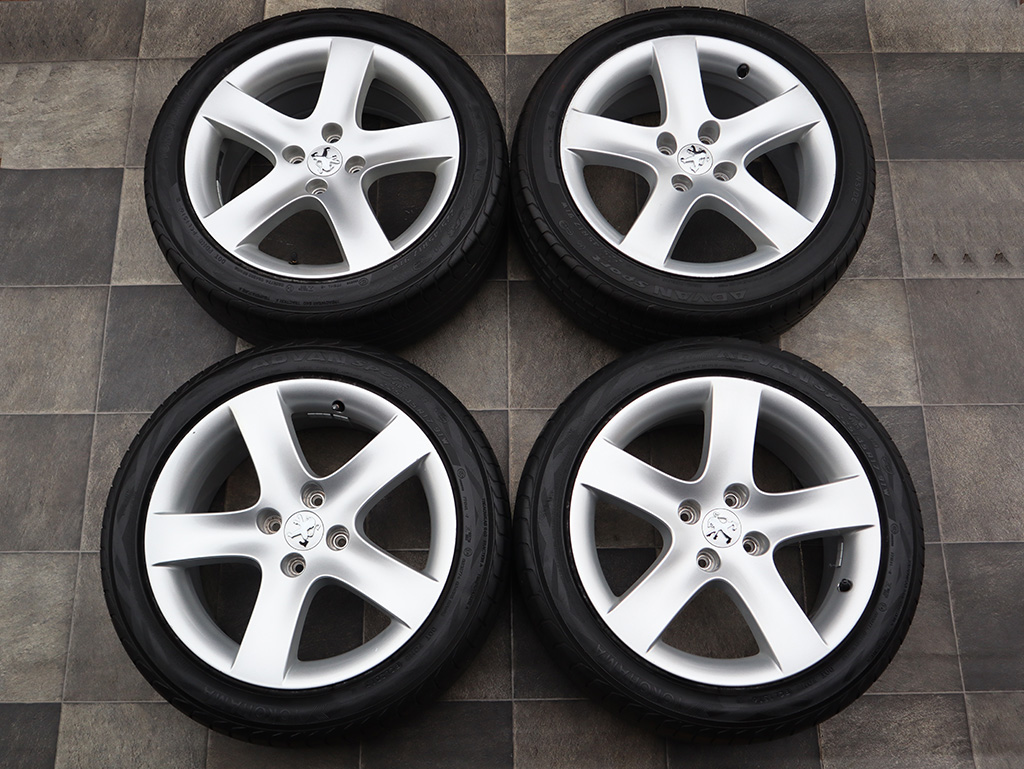 17" Alu kola 4x108 PEUGEOT 308 – LETNÍ ORIGINÁL