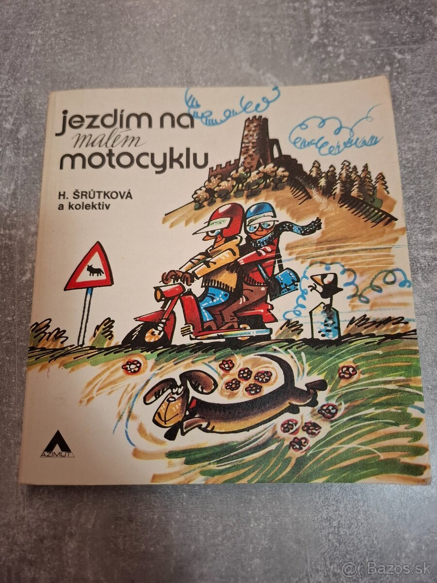 Kniha jawa,jezdím na malém motocyklu