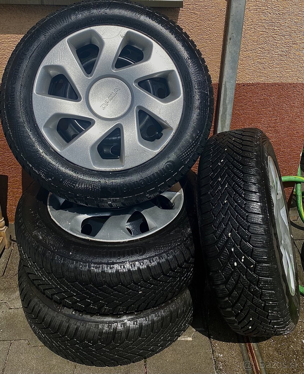 4x100 R15 6J ET40 + 185/65 R15 Continental