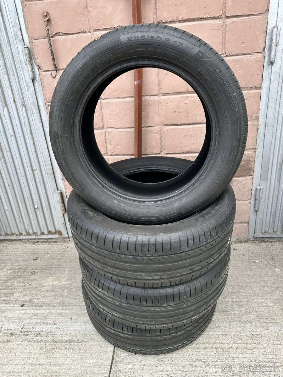 Letne pneumatiky CONTINENTAL 225/50 R17