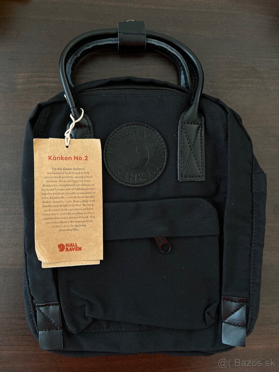 Batoh Fjallraven Kanken No.2 black (černá) mini (7L)