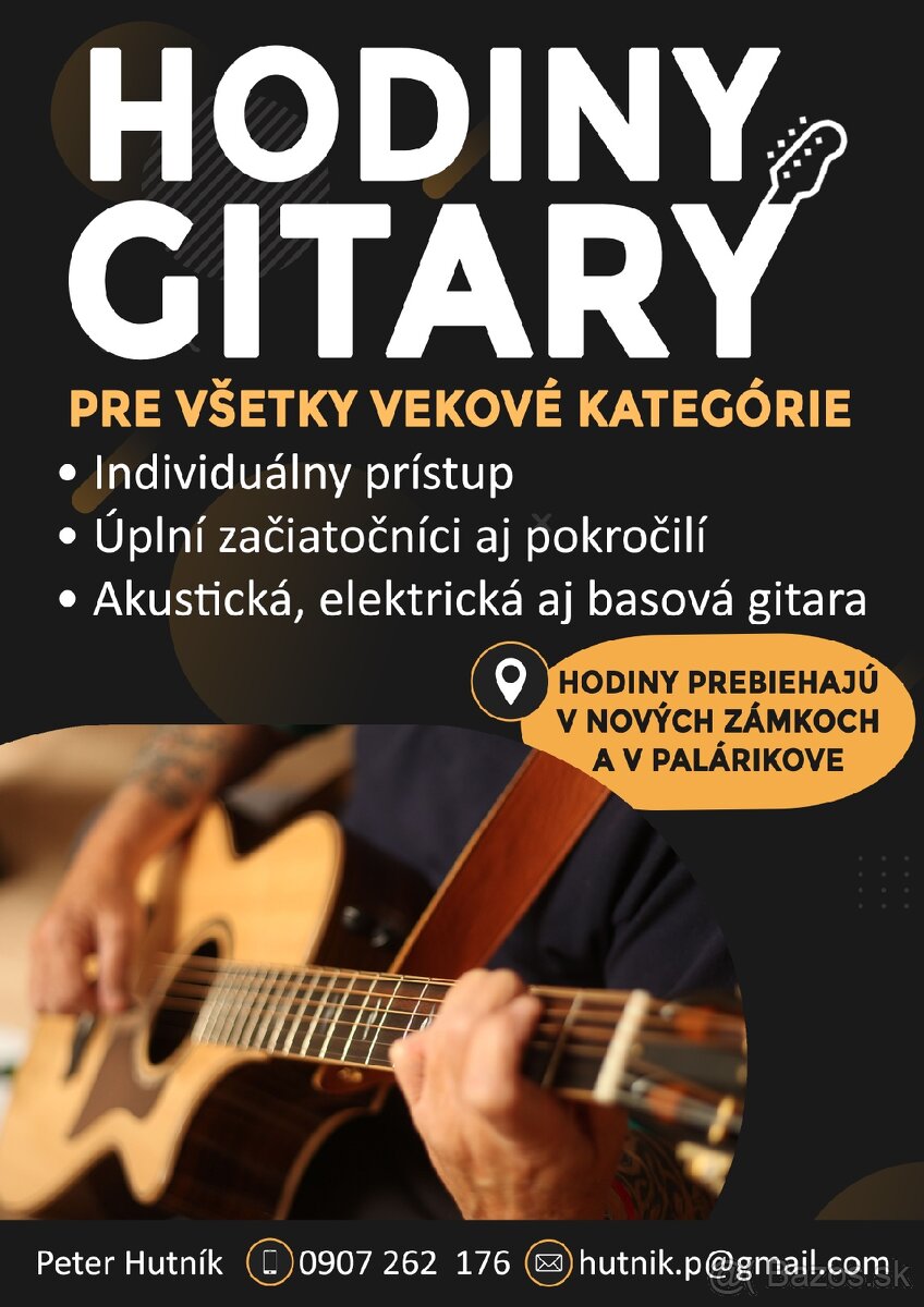 Hodiny gitary