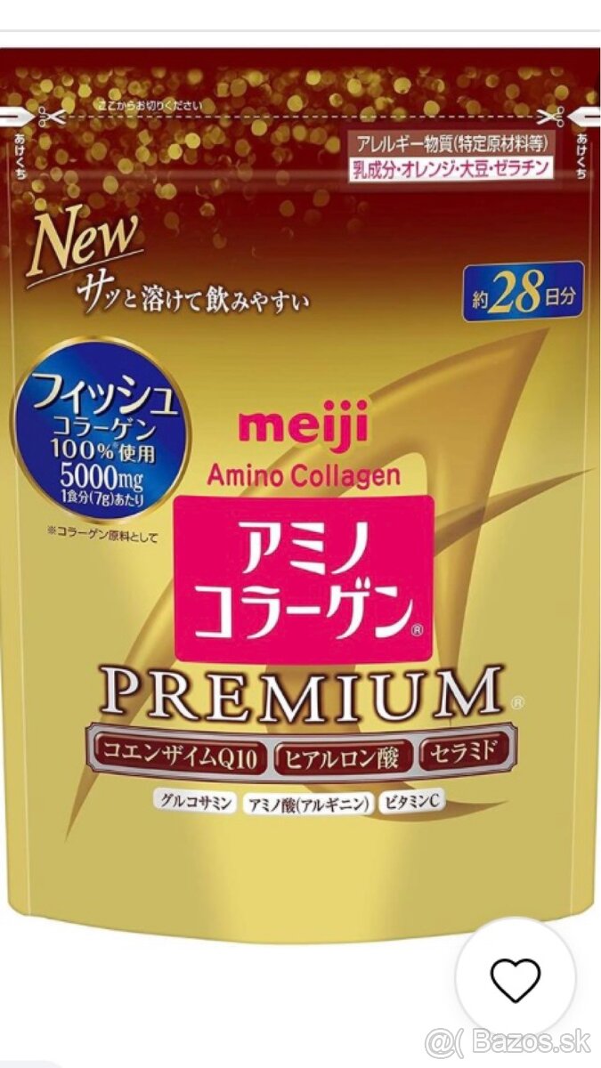 MEIJI Amino Collagen Premium 196g Kolagén / Japonsko /