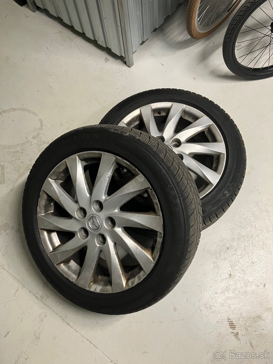 2x Mazda elektrony + zimné pneu 215/50 R17