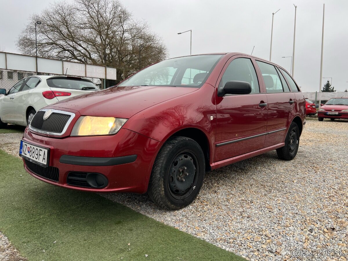 Škoda Fabia 1.2HTP benzín + LPG, 47Kw, MT/5, rok:05.2007.