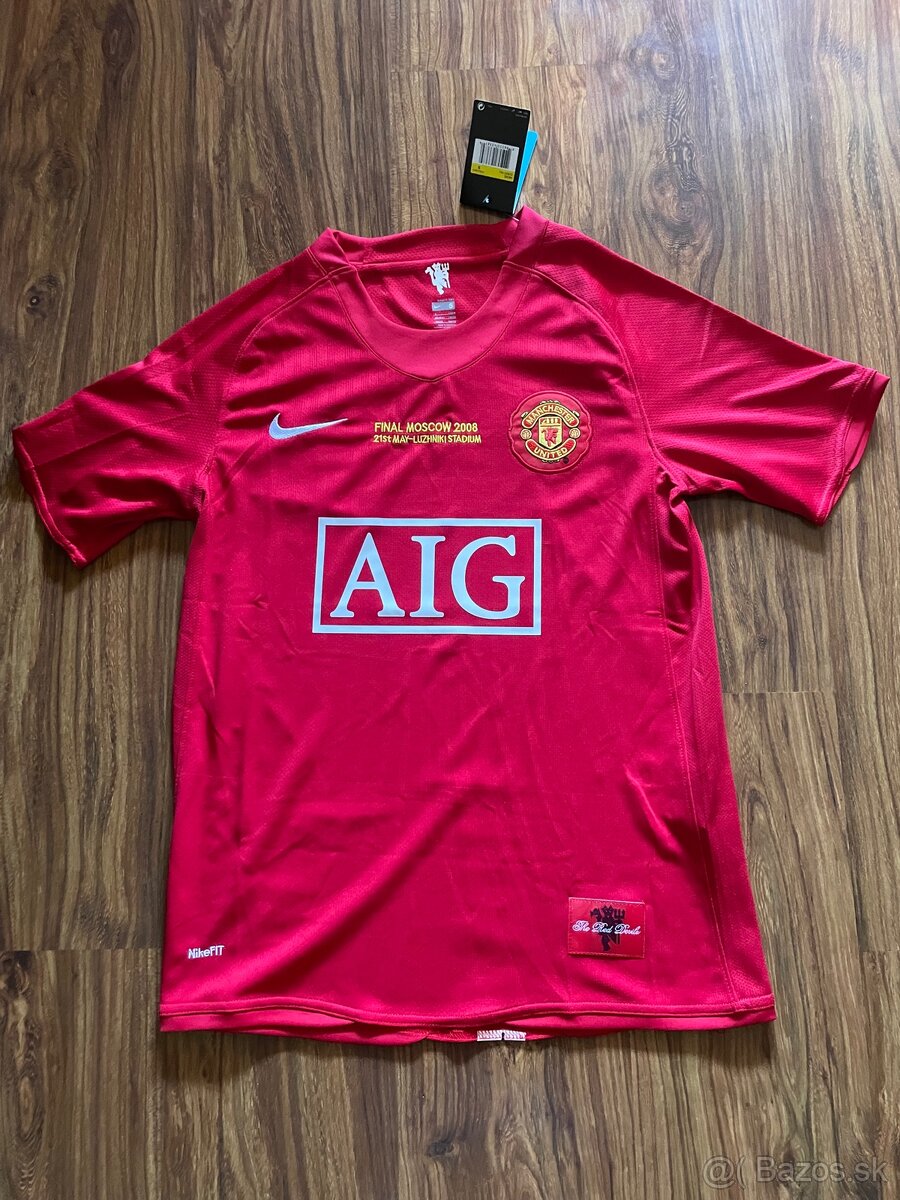 Manchester united 2008 dres Veľkost S