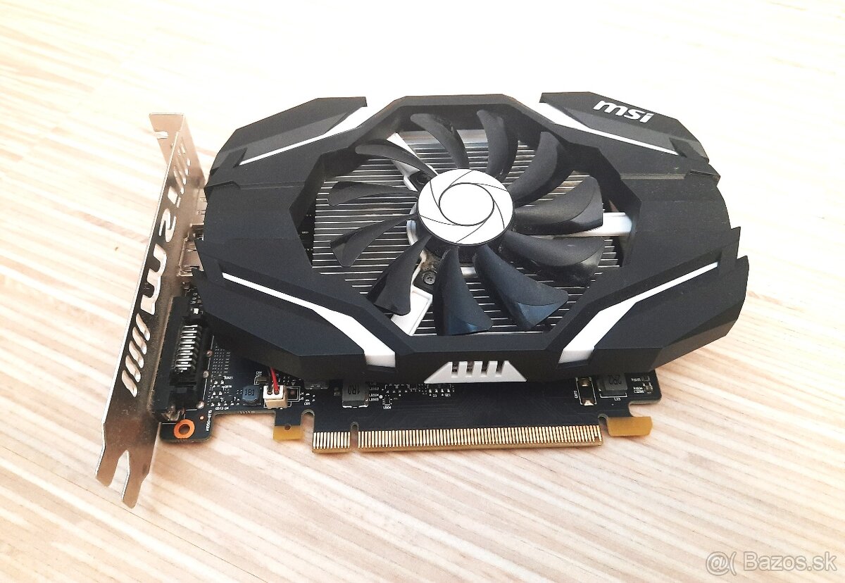 Predám grafickú kartu MSI GeForce GTX 1050 Ti 4GB OC