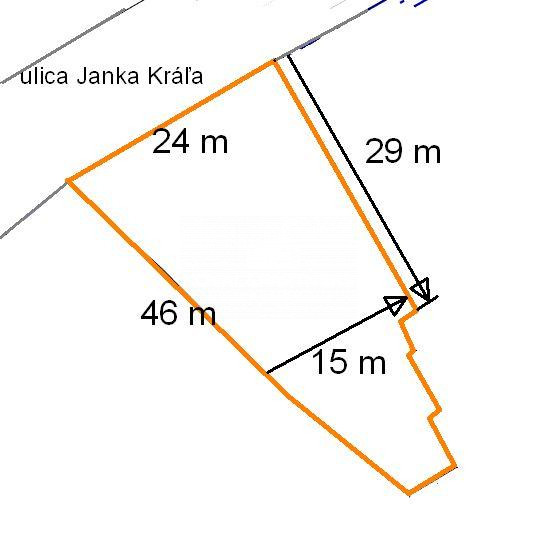 Pozemok v lukratívnej oblasti na ulici Janka Kráľa, Nitra