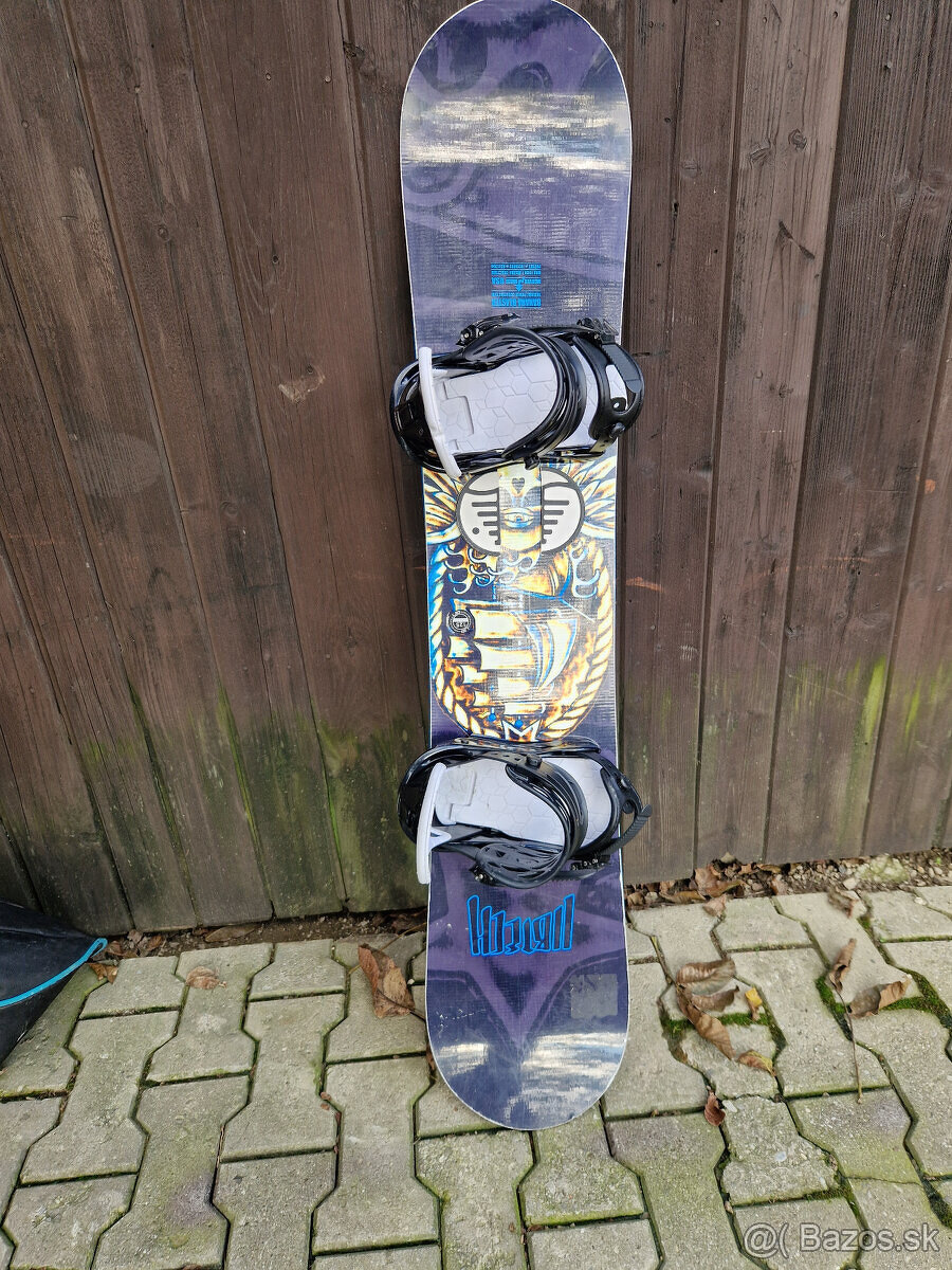 Detský snowboard Lib tech 125 + viazanie BURTON skvelý stav