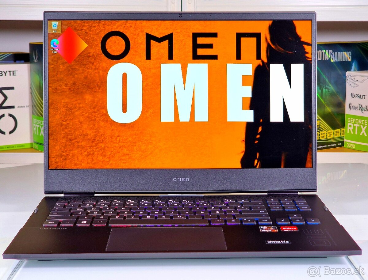 Herný notebook HP OMEN 16 | RYZEN 5800h | RX 6600 8GB | 16GB