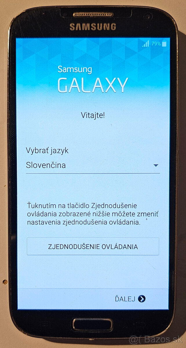 Samsung Galaxy S4 s balenim