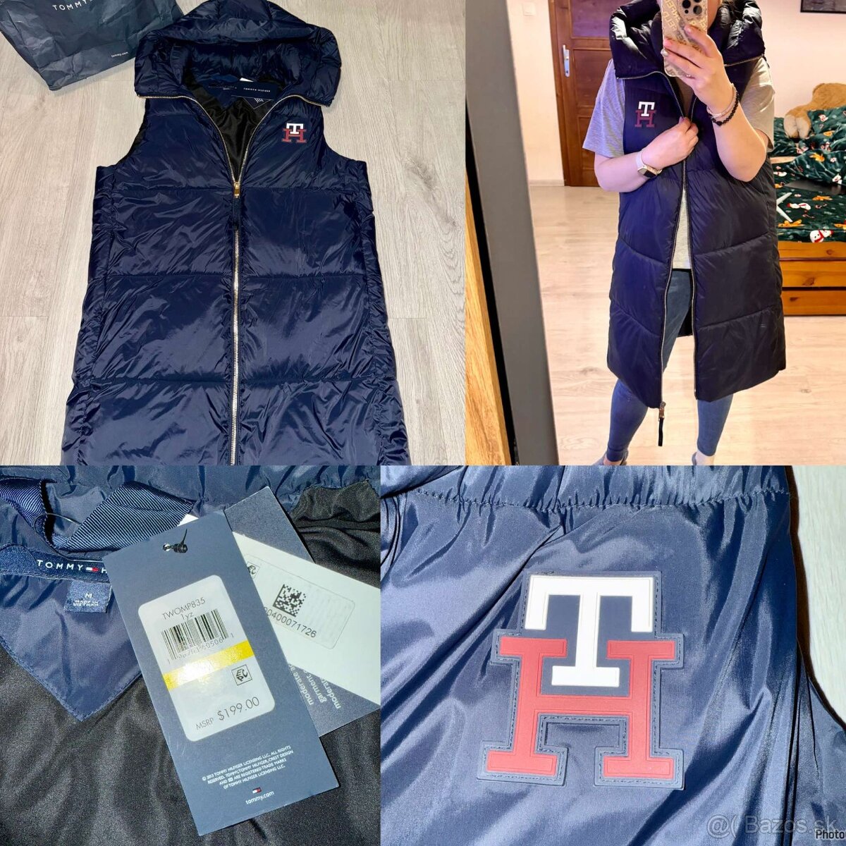 tommy hilfiger luxusna nova zimna original bunda-vesta