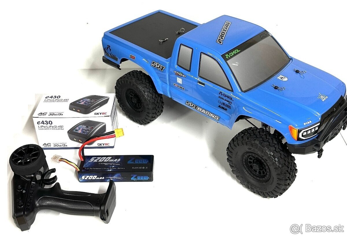 Axial SCX10 III Base Camp 4WD 1:10 RTR modrý + baterie a nab