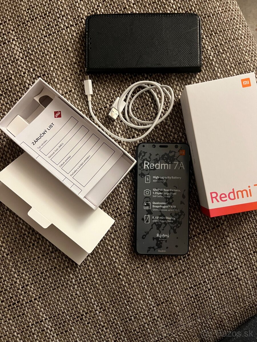 PREDÁM MOBIL REDMI 7A MATTE BLUE