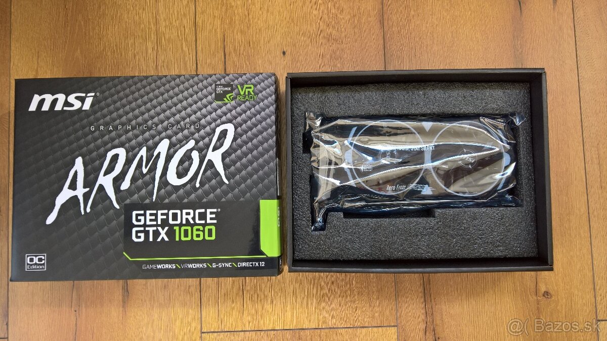 MSI GeForce GTX 1060 ARMOR 6G OCV1