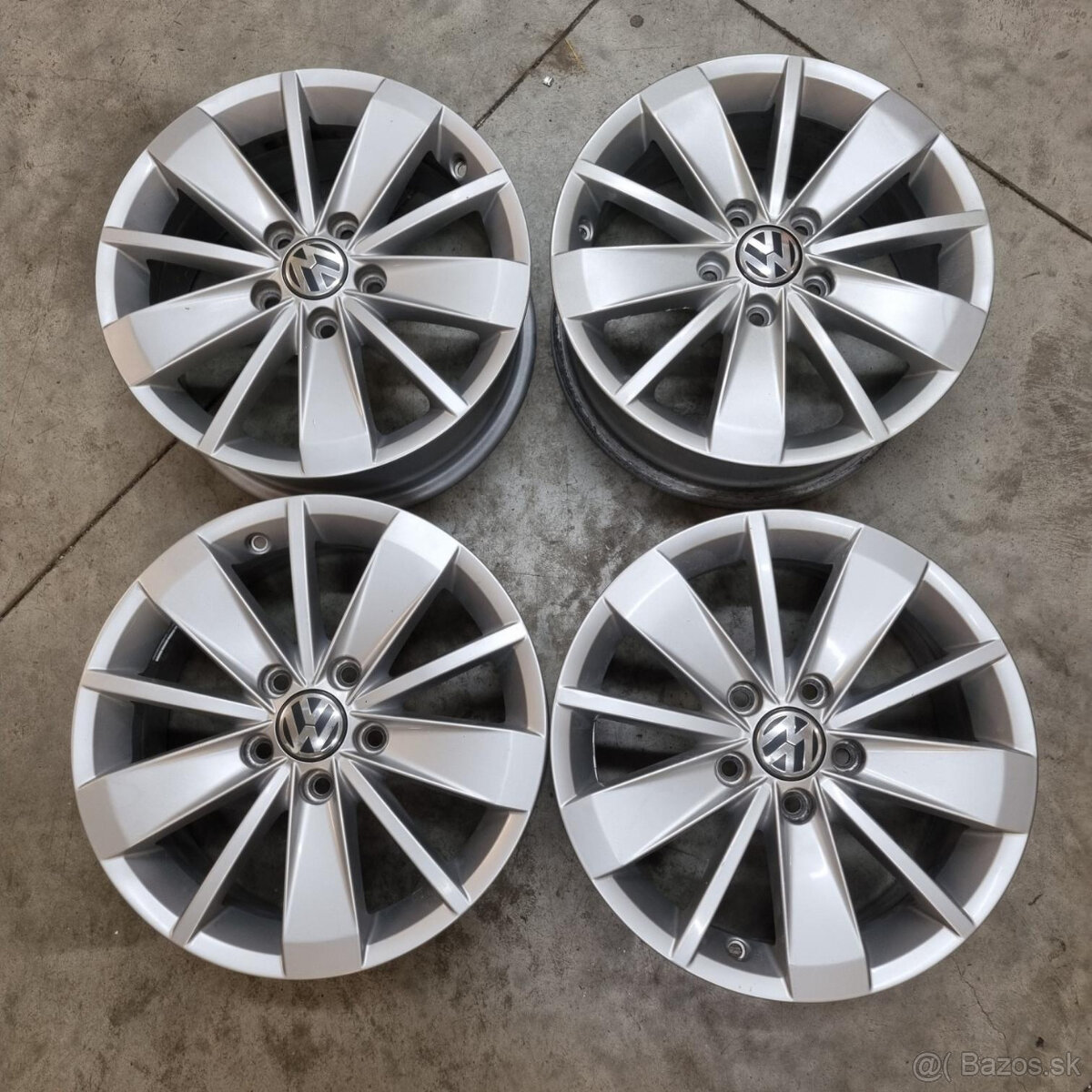 Volkswagen hliníkové disky 5x112 R16 ET50