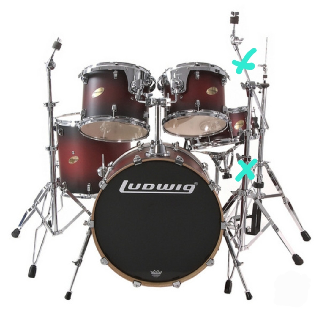 Ludwig accent cs costume 22"