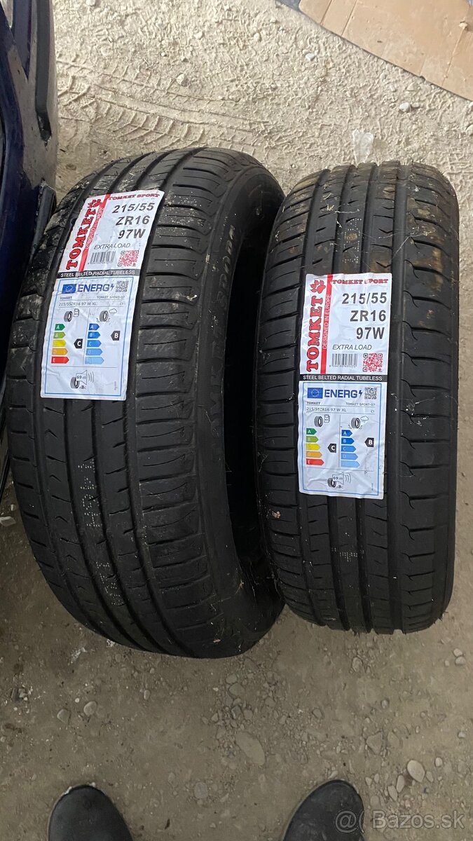 Predám gumy Tomket Sport 07 215/55 r16