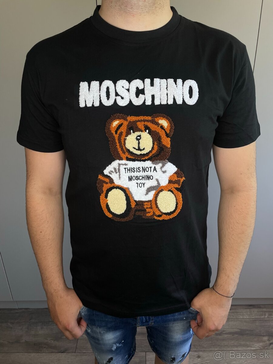 MOSCHINO- pánske tričko č.7, 44