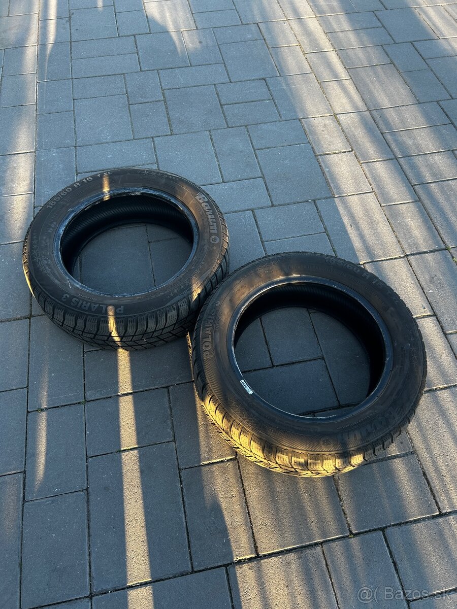 2x Zimné pneumatiky 185/60 R15