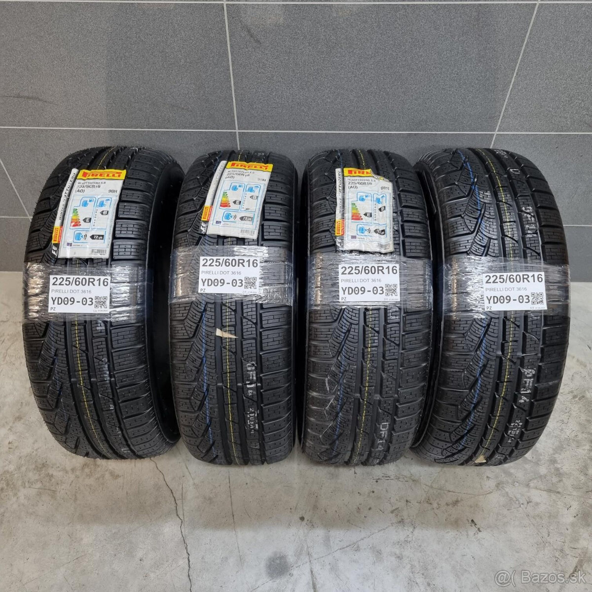 Zimné pneumatiky 225/60 R16 PIRELLI DOT3616