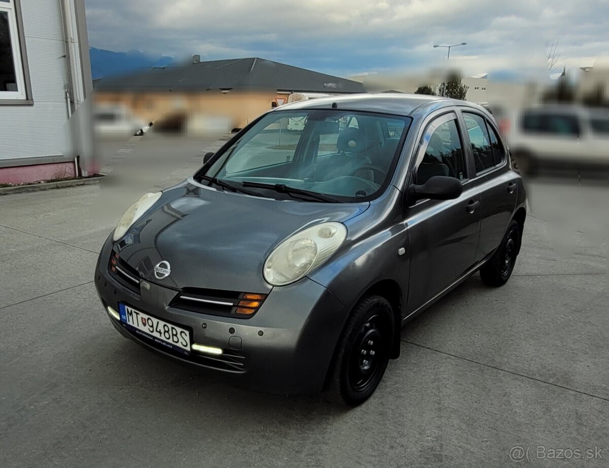 Nissan Micra K 12, 1.0 benzín, 47 kw, 5/2003