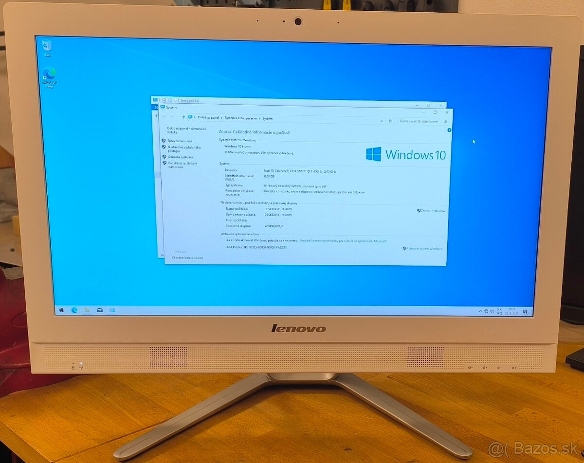 Lenovo All-in-one 21,5"