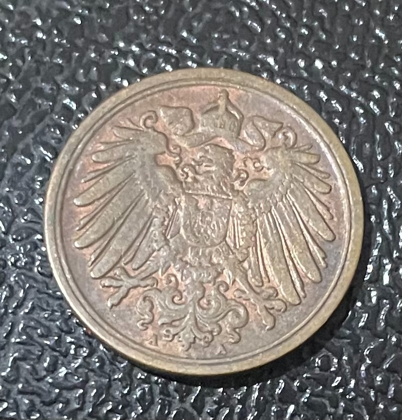 1 pfennig 1904 Vzácný