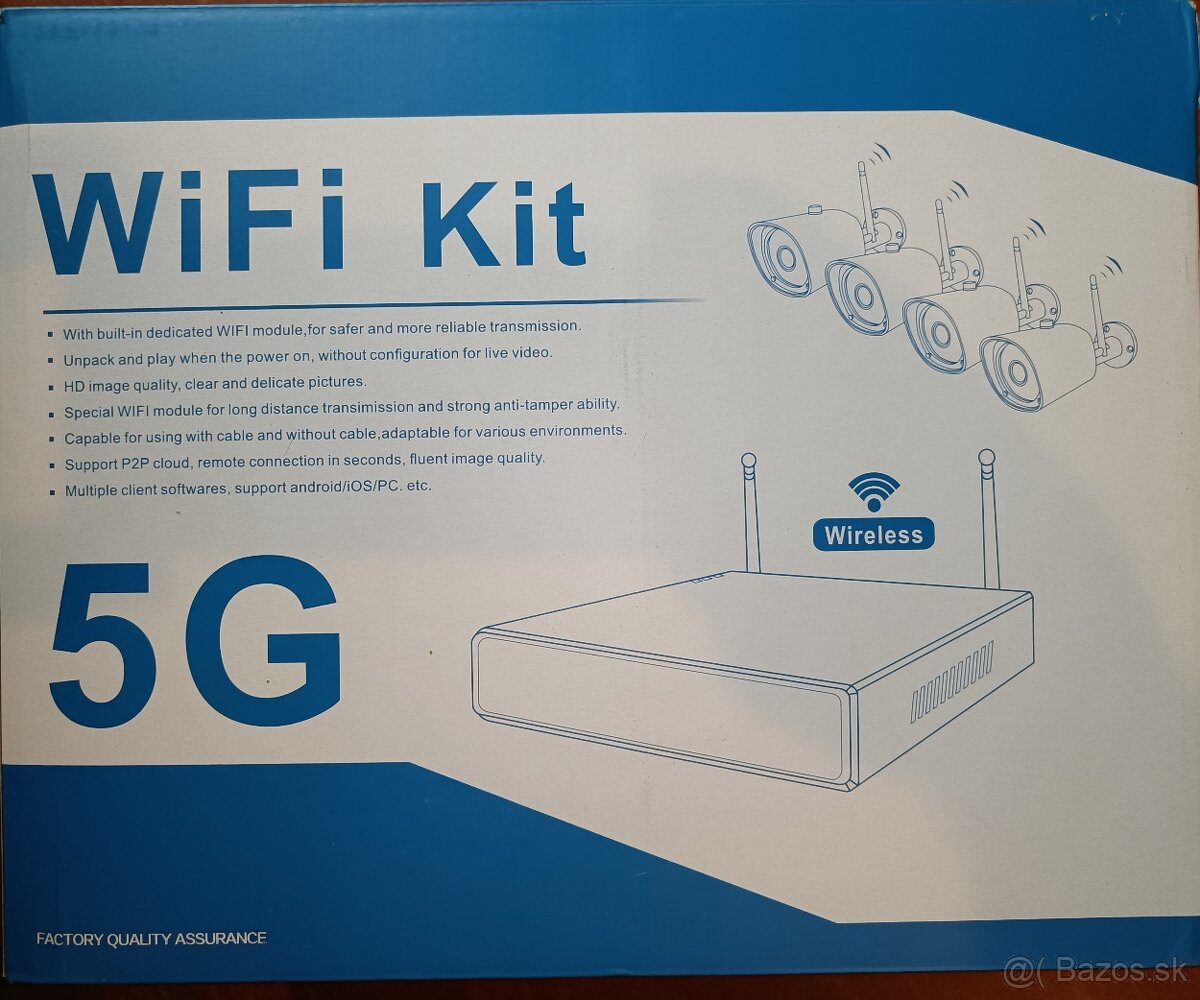 Predám WIFI, 5G  - 4 kamerový set