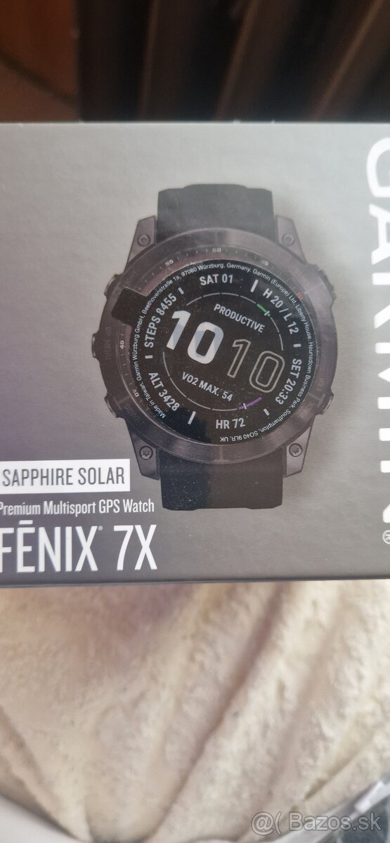 Garmin 7x sapphire solar