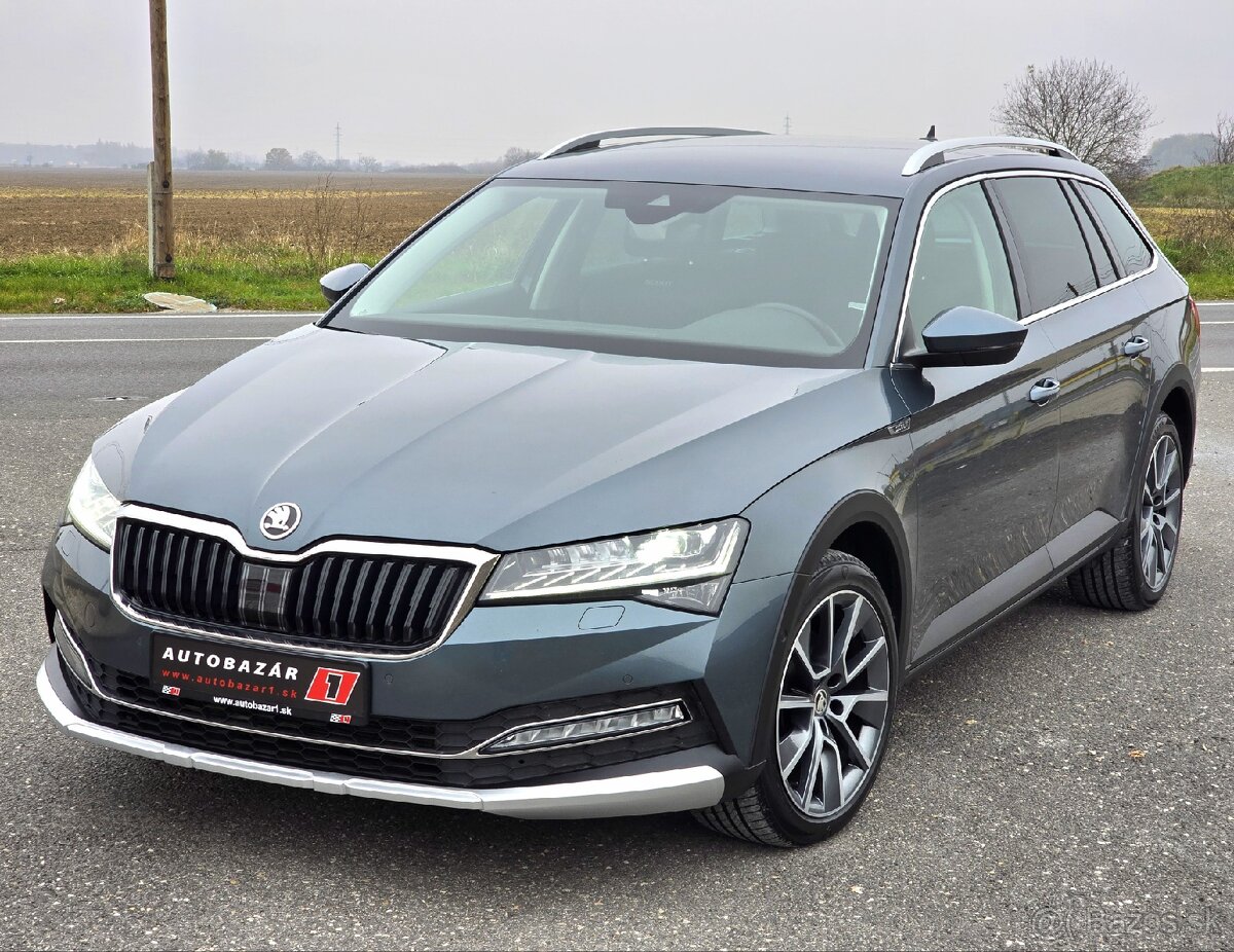 ✅️ŠKODA SUPERB SCOUT 4x4 2.0.TDI, DSG, WEBASTO,KAMERA,DCC✅️