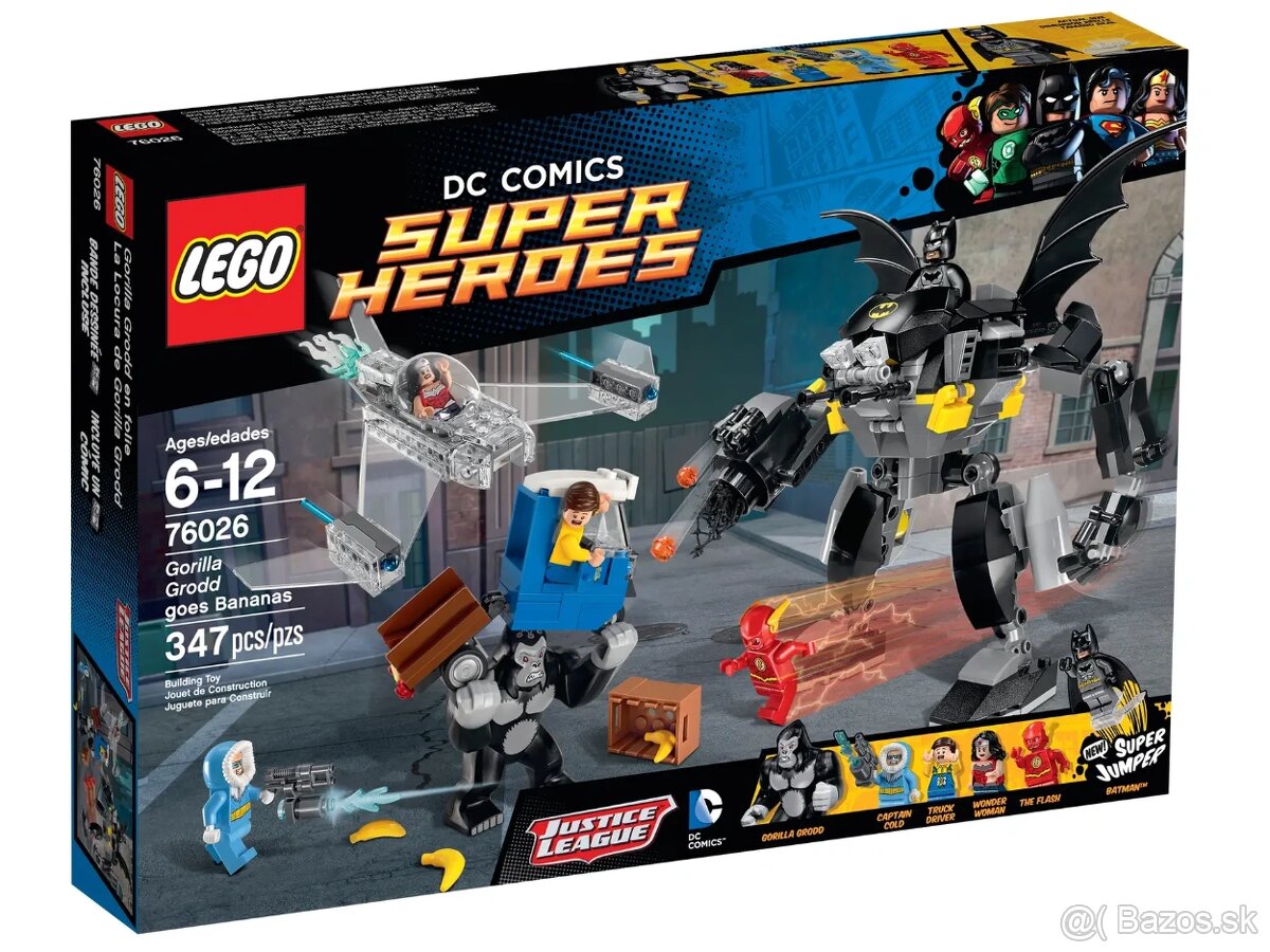 LEGO Super Heroes  Vyčíňanie Gorily Grodd 76026