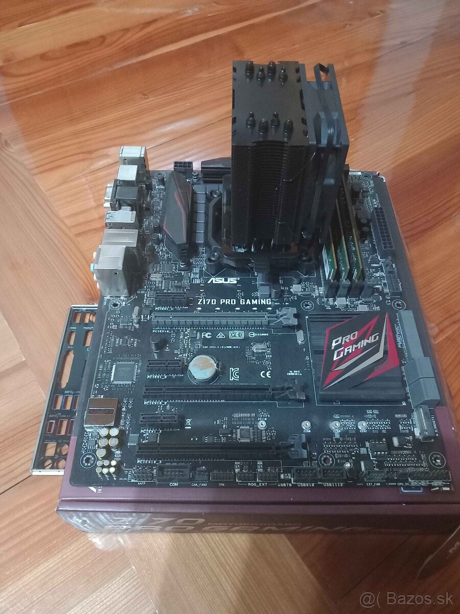 Asus z170 progaming + i5 6600 + 3x8gb ram + 256gb ssd