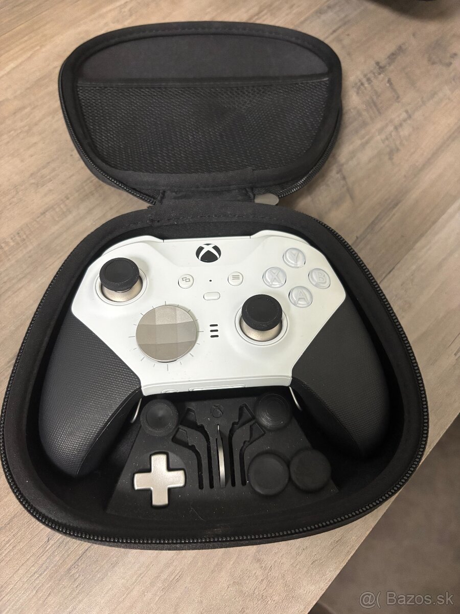 Xbox Elite series 2 white ovládač + všetky páčky