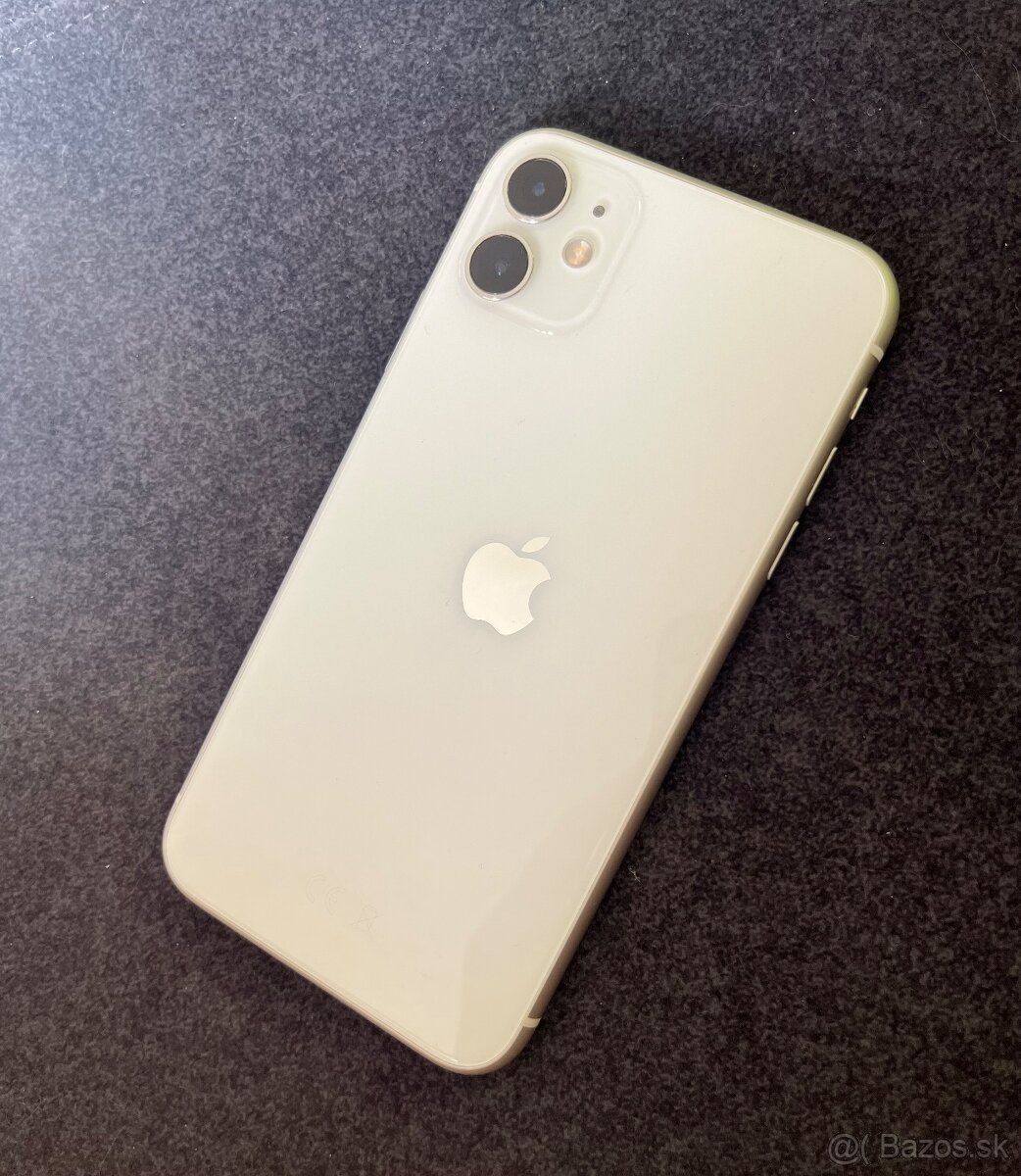 Iphone 11 64GB white - záruka - pekný stav